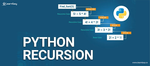 An example of a Python recursion with several recursion cases.