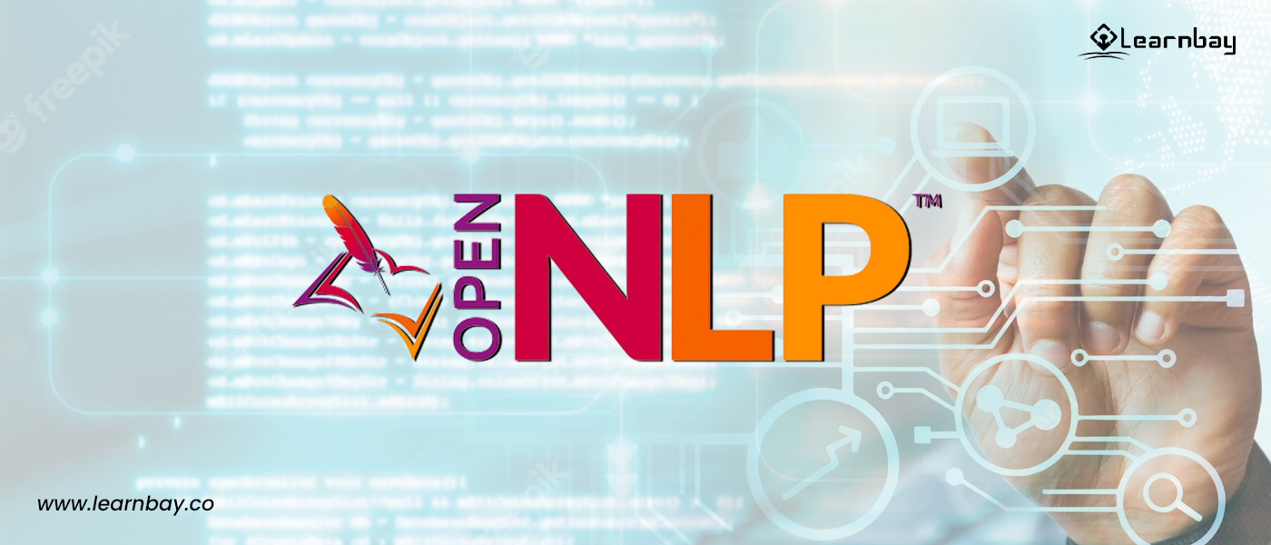An illustration shows the logo of 'OpenNLP.'