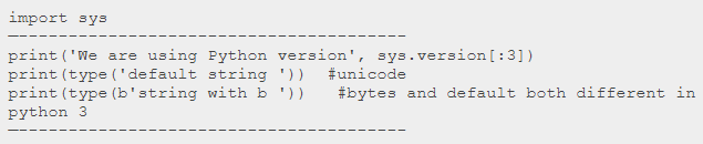 A snippet shows the code for Unicode strings using Python 3.